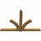 Ekena Millwork Redmond Rough Sawn Timber Gable Bracket, Western Red Cedar, 96"W x 64"H x 4"D x 6"F, 16/12 Pitch GBW096X64X0406RED00RWR - alternate 2